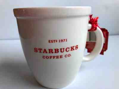 Starbucks 2007 Holiday Christmas Coffee Mug Cup Red Letter 18 oz - Sold on eBay Feb, 22nd 2019 for $12.00