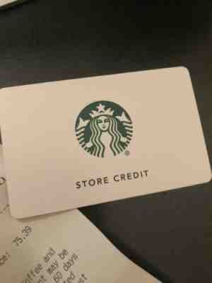 Starbucks $75 Store Credit (gift Card) - Sold on eBay Feb, 22nd 2019 for $50.00