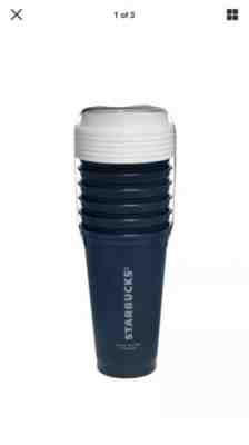 Starbucks Reusable To Go Travel Cup Navy Blue Tumbler 16 oz - 5 Pack  NEW - Sold on eBay Feb, 22nd 2019 for $18.30