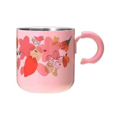 Starbucks Japan Sakura 2018 Limited Looking Back Variety Petal SS Mug 355ml - Sold on eBay Feb, 22nd 2019 for $24.00