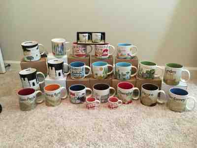 Starbucks You are Here Collection, Relief Series, Icon Collector City and more - Sold on eBay Feb, 20th 2019 for $50.00