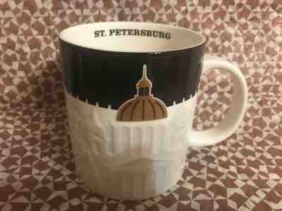 Starbucks RUSSIA Black Relief City Series MUG 2014 St.Petersburg, 16 oz - Sold on eBay Feb, 19th 2019 for $135.00