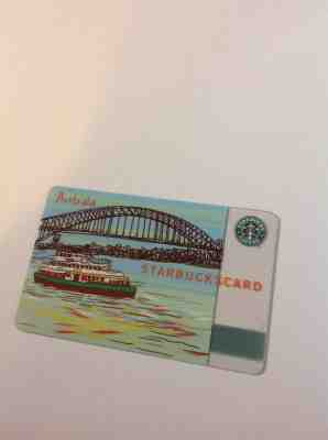 New 2005 #4 Starbucks Australia "Sydney Harbour Bridge - Old Logo" Gift Card - Sold on eBay Feb, 17th 2019 for $11.50
