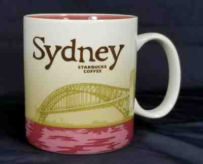 Starbucks 2015 Global Icon series Sydney Australia city collectors mug 16 oz - Sold on eBay Feb, 16th 2019 for $19.99