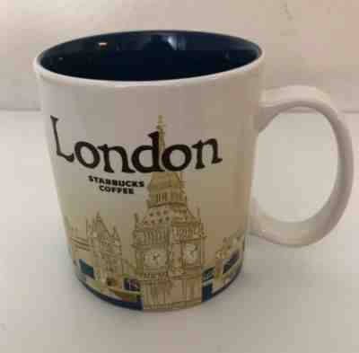 Starbucks Coffee Mug Global Icon London 2009 Collector Series 16oz - Sold on eBay Feb, 19th 2019 for $10.50