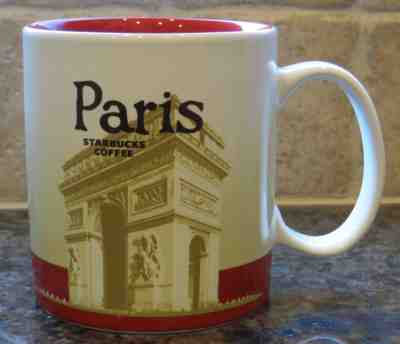 NWT Starbucks PARIS France Version 2 Global Icon City Collector Mug with SKU - Sold on eBay Feb, 19th 2019 for $129.99