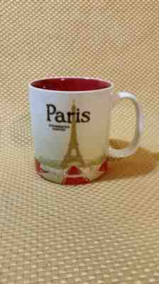 Awesome Starbucks Paris Collector Series 16 oz Coffee Mug Cup 2012 Burgundy Red! - Sold on eBay Feb, 18th 2019 for $25.00