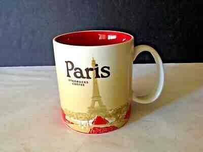  2011 STARBUCKS ‘'PARIS'’ France City Collectors Series 16 oz Coffee Mug/Cup - Sold on eBay Feb, 17th 2019 for $24.99