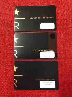 3 STARBUCKS RESERVE GIFT CARDS LOT HONG KONG THAILAND US LIMITED - Sold on eBay Dec, 23rd 2018 for $9.99