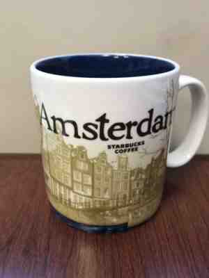 Starbucks AMSTERDAM Global Icon City Collector Series Mug - Sold on eBay Feb, 21st 2019 for $10.00