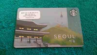STARBUCKS 2018 New Release Korea CITY SEOUL Gift Card MINT US Seller! - Sold on eBay Feb, 19th 2019 for $5.03