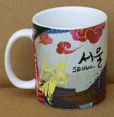 STARBUCKS COFFEE SOUTH KOREA 2014 SEOUL DEMI ARTSY CUP 3 oz NEW WITH SKU - Sold on eBay Feb, 17th 2019 for $7.00
