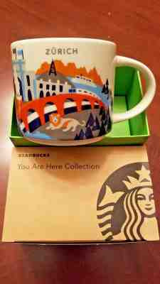 STARBUCKS ~ Zurich ~ "You Are Here" Icon Mug (NEW) ~14 Oz USA NWT Switzerland - Sold on eBay Feb, 20th 2019 for $38.00