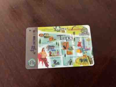 2005 Starbucks Coffee Taiwan Taipei City Mega Rare HTF VHTF Gift Card - Sold on eBay Feb, 21st 2019 for $49.95