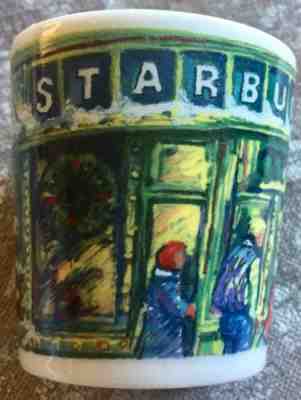 RARE MINT STARBUCKS COFFEE CERAMIC SHOT GLASS CHALEUR BURROWS PIKE HOLIDAY - Sold on eBay Feb, 19th 2019 for $19.00