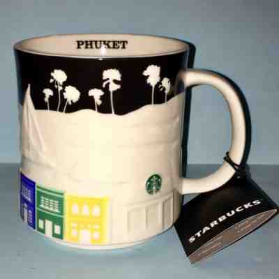 NEW STARBUCKS 2018 PHUKET THAILAND RELIEF MUG 18oz w/ BOX U.S. SELLER - Sold on eBay Feb, 20th 2019 for $32.12