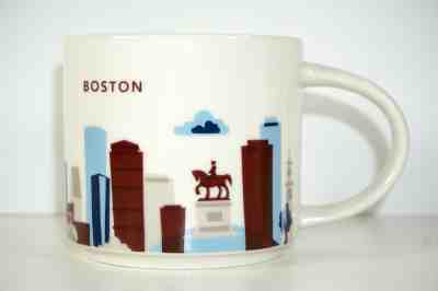 Boston Starbucks Coffee Mug You Are Here Collection 14 oz. 2015 City Skyline Cup - Sold on eBay Feb, 20th 2019 for $11.00