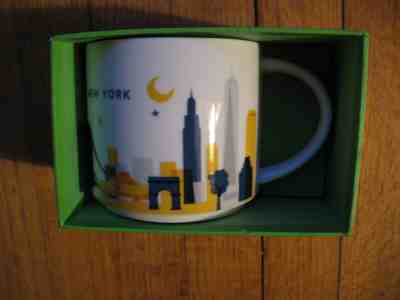 "YOU ARE HERE COLLECTION" NEW YORK STARBUCKS CERAMIC MUG - 14 FL.OZ. - NEW - Sold on eBay Feb, 22nd 2019 for $14.99