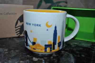 New Starbucks MUG/CUP NEW YORK 2015 You are here Collection 14oz BOX City Series - Sold on eBay Feb, 22nd 2019 for $34.59
