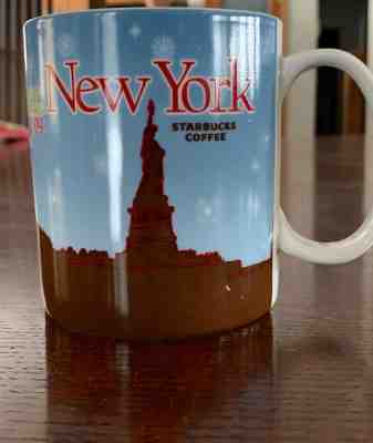Starbucks NWT New York Happy Holidays 2009 Christmas Global Icon Mug Original - Sold on eBay Feb, 20th 2019 for $2.38