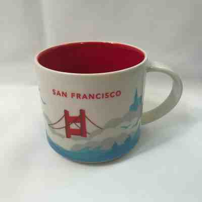 STARBUCKS You Are Here YAH SAN FRANCISCO 14 oz Coffee Tea Mug 2014 - Sold on eBay Feb, 21st 2019 for $20.20