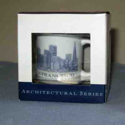 STARBUCKS Architectural Collectibles Series 2006 San Francisco mini MUG 2oz  - Sold on eBay Feb, 20th 2019 for $14.50