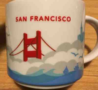 Starbucks San Francisco Golden Gate YOU ARE HERE Collection 14 oz. Coffee Mug - Sold on eBay Feb, 20th 2019 for $19.99