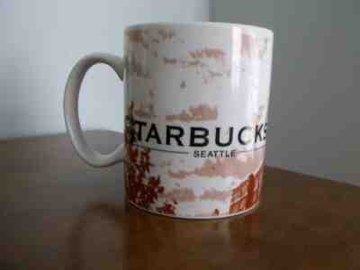 Starbucks Seattle Headquarters Coffee Mug 16oz  "Pour Your Heart Into It" - Sold on eBay Feb, 22nd 2019 for $9.00