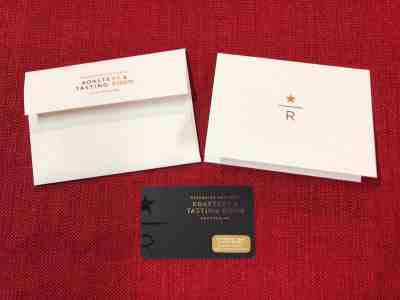 STARBUCKS RESERVE SEATTLE ROASTERY & TASTING ROOM GIFT CARD WITH HOLDER & ENV. - Sold on eBay Feb, 22nd 2019 for $6.99