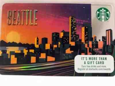 NEW Starbucks Seattle SKYLINE City card 2017, never swiped  - Sold on eBay Feb, 21st 2019 for $1.00
