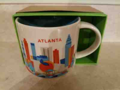 Starbucks Atlanta YAH You Are Here 14oz Mug DISCONTINUED - NEW IN BOX - Sold on eBay Feb, 22nd 2019 for $21.95