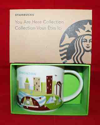 Starbucks You are Here Collection Edmonton Alberta Canada Coffee Mug Cup 14oz  - Sold on eBay Feb, 18th 2019 for $53.99