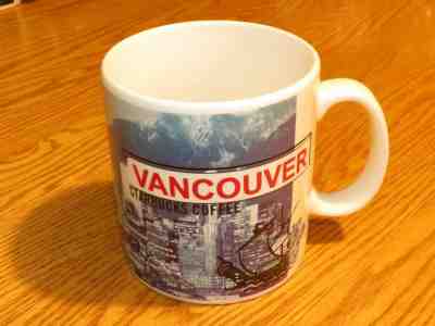 Starbucks Vancouver, BC, Canada - 1999 Coffee / Tea Mug - Sold on eBay Feb, 18th 2019 for $10.00