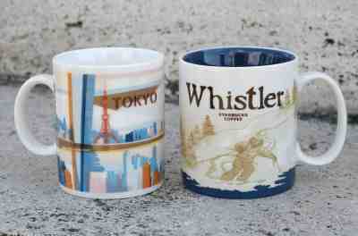 Starbucks Whistler (Canada) & Tokyo (Japan) Lot of 2 Mugs [Collector Series] - Sold on eBay Feb, 22nd 2019 for $39.95