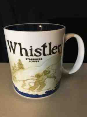 Starbucks WHISTLER BC Canada Coffee Mug 16 oz Global City Icon 2012 - Sold on eBay Feb, 21st 2019 for $37.50