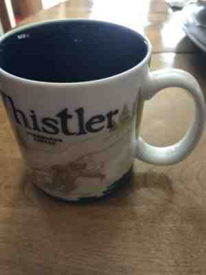 2010 STARBUCKS WHISTLER BRITISH COLUMBIA CANADA SKIING 16OZ. COFFEE TEA CUP MUG - Sold on eBay Feb, 19th 2019 for $36.80
