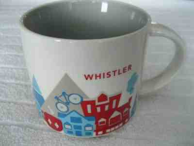 STARBUCKS COFFEE CUP-MUG YOU ARE HERE WHISTLER CANADA 2013 14oz - Sold on eBay Feb, 16th 2019 for $19.00