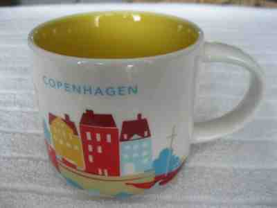 STARBUCKS COFFEE CUP-MUG YOU ARE HERE COPENHAGEN 2016,14oz - Sold on eBay Feb, 16th 2019 for $19.00