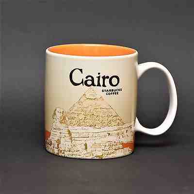 STARBUCKS COFFEE CAIRO EGYPT ICON CITY MUG VERY RARE WITH SKU - Sold on eBay Feb, 16th 2019 for $65.00