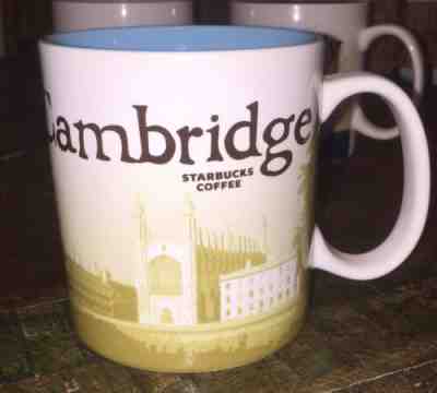 Starbucks Cambridge Mug Icon Kings College Bicycle Cam Coffee Cup Britain UK - Sold on eBay Feb, 22nd 2019 for $29.87