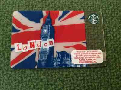 Starbucks Card—London England “Big Ben”—-Free Shipping  - Sold on eBay Feb, 16th 2019 for $2.49