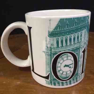 Starbucks City Coffee Mug London Big Ben 2002 Global Icon 20 oz collector series - Sold on eBay Feb, 15th 2019 for $24.99