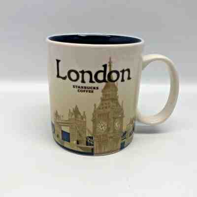 London England Collector Series Starbucks Mug 2013 16 oz NWT Big Ben  - Sold on eBay Feb, 15th 2019 for $34.99