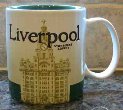 NWT Starbucks LIVERPOOL England UK Global Icon City Collector Series Mug w/SKU