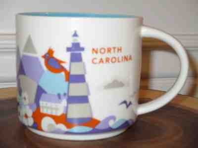 Starbucks You Are Here Mug, North Carolina 2015 Nice! - Sold on eBay Feb, 21st 2019 for $9.00