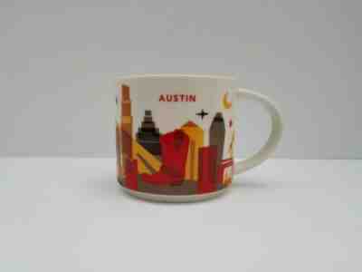 Starbucks "You Are Here" Collection - Austin, Texas - 14oz Mug - Brand New - Sold on eBay Feb, 17th 2019 for $19.99