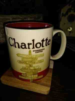 CHARLOTTE Coffee Cup Mug Starbucks 16 oz Global Icon Series 2012  - Sold on eBay Feb, 21st 2019 for $10.50