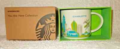 Starbucks You Are Here Collection Charlotte 14 oz 2017 Coffee Cup Mug NIB  - Sold on eBay Feb, 17th 2019 for $14.00