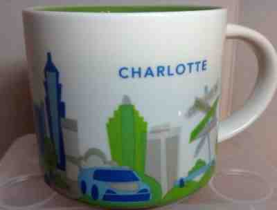 Starbucks Mug You Are Here Collectible Charlotte North Carolina 14 Ounces  - Sold on eBay Feb, 16th 2019 for $14.99