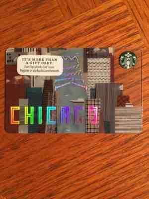 STARBUCKS  (10) CHICAGO.  "Chicago River"  Gift Cards - VHTF - Sold on eBay Feb, 22nd 2019 for $7.00